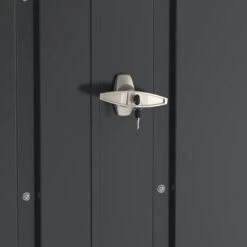 Abri à Vélos En Acier Anthracite Monopente 2,05m² + Kit D'ancrage - DURAMAX -Jardin Extérieur Boutique abri a velos en acier anthracite monopente 205m kit d ancrage duramax 2