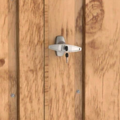 Abri à Vélos En Acier Imitation Bois Monopente 2,05m² + Kit D'ancrage - DURAMAX -Jardin Extérieur Boutique abri a velos en acier imitation bois monopente 205m kit d ancrage duramax 3