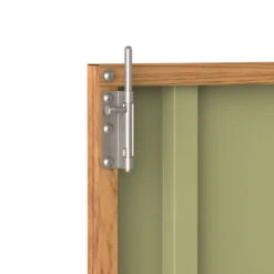 Abri à Vélos En Acier Imitation Bois Monopente 2,05m² + Kit D'ancrage - DURAMAX -Jardin Extérieur Boutique abri a velos en acier imitation bois monopente 205m kit d ancrage duramax 4