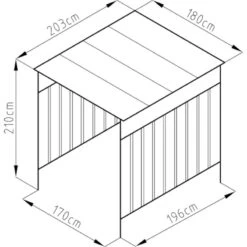 Abri à Vélos En Acier Thermolaqué Gris Anthracite 3,6m² Westmann -Jardin Extérieur Boutique abri a velos en acier thermolaque gris anthracite 36m westmann 5