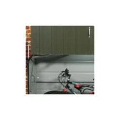 Abri à Vélos En Métal 1750L Vert 1,74m² + Kit D'ancrage TRIMETALS -Jardin Extérieur Boutique abri a velos en metal 1750l vert 174m trimetals 4