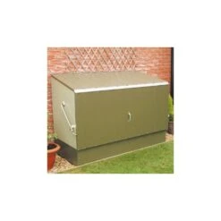 Abri à Vélos En Métal 1750L Vert 1,74m² + Kit D'ancrage TRIMETALS -Jardin Extérieur Boutique abri a velos en metal 1750l vert 174m trimetals 5