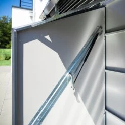 Abri à Vélos En Métal Sesame 1500L Anthracite 1,41m² TRIMETALS -Jardin Extérieur Boutique abri a velos en metal sesame 1500l anthracite 141m trimetals 4