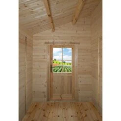 Abri Adossé 5,96m² PLUS En Bois Massif 28mm Gardy Shelter -Jardin Extérieur Boutique abri adosse 596m plus en bois massif 28mm gardy shelter 2