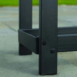 Abri Bûches En Acier Et Polyester 300D Capacité 1m³ Noir - ShelterLogic -Jardin Extérieur Boutique abri buches en acier et polyester 300d capacite 1m noir shelterlogic 2