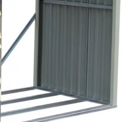 Abri Buches En Métal Anthracite 6 Stères X-metal -Jardin Extérieur Boutique abri buches en metal anthracite 6 steres x metal 2