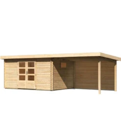 Abri De Jardin 11,49m² En Bois Massif 40mm Trittau 5 Avec Appentis 330cm Et Paroi Arrière – Karibu 8 Abri De Jardin 11,49m² En Bois Massif 40mm Trittau 5 Avec Appentis 330cm Et Paroi Arrière – Karibu -Jardin Extérieur Boutique abri de jardin 1149m en bois massif 40mm trittau 5 avec appentis 330cm et paroi arriere woodfeeling 2