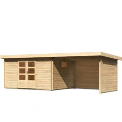 Abri De Jardin 11,49m² En Bois Massif 40mm Trittau 5 Avec Appentis 330cm, Paroi Arrière Et Latérale – Karibu 8 Abri De Jardin 11,49m² En Bois Massif 40mm Trittau 5 Avec Appentis 330cm, Paroi Arrière Et Latérale – Karibu -Jardin Extérieur Boutique abri de jardin 1149m en bois massif 40mm trittau 5 avec appentis 330cm paroi arriere et laterale woodfeeling 2
