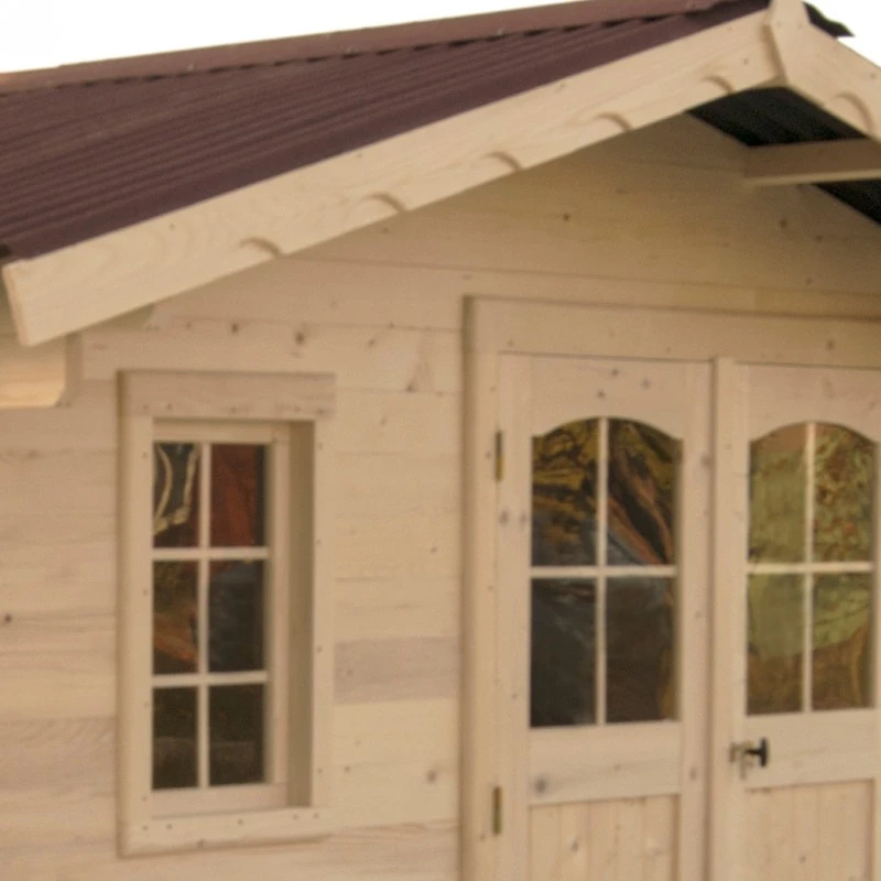 Abri De Jardin 13,09m² – Madriers 42mm Livré Et Monté 6 Abri De Jardin 13,09m² – Madriers 42mm Livré Et Monté – Image 6