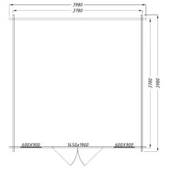 Abri De Jardin 16m² PLUS En Bois 40mm Brut Gardy Shelter -Jardin Extérieur Boutique abri de jardin 16m plus en bois 40mm brut gardy shelter 3