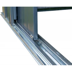 Abri De Jardin 3,65m² Toit Double Pente En Acier Galvanisé Anthracite Spacemaker -Jardin Extérieur Boutique abri de jardin 365m toit double pente en acier galvanise anthracite spacemaker 5