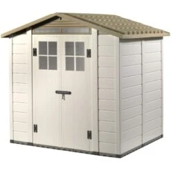 Abri De Jardin 6,03m² En PVC Avec Plancher Evo Tuscany 240 – Garofalo -Jardin Extérieur Boutique abri de jardin 603m en pvc avec plancher evo tuscany 240 garofalo 2