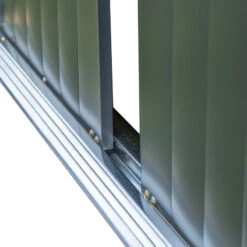 Abri De Jardin 7,57m² Toit Double Pente En Acier Galvanisé Anthracite Spacemaker -Jardin Extérieur Boutique abri de jardin 757m toit double pente en acier galvanise anthracite spacemaker 5