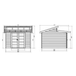 Abri De Jardin 8,92m² Milano En Bois Massif 28mm SOLID -Jardin Extérieur Boutique abri de jardin 892m milano en bois massif 28mm solid 2