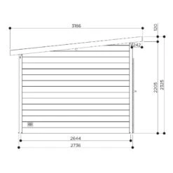 Abri De Jardin 9,12m² Venezia En Bois Massif 28mm SOLID -Jardin Extérieur Boutique abri de jardin 912m venezia en bois massif 28mm solid 4