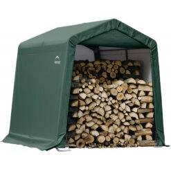 Abri De Jardin Démontable 5,76m² En Acier Et Polyéthylène Vert – Shelter Logic -Jardin Extérieur Boutique abri de jardin demontable 576m en acier et polyethylene vert shelter logic 2