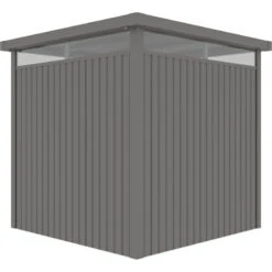 Abri De Jardin En Acier Galvanisé Kosto 6,76m² + Kit D'ancrage - X-Métal -Jardin Extérieur Boutique abri de jardin en acier galvanise kosto 676m kit d ancrage x metal 4