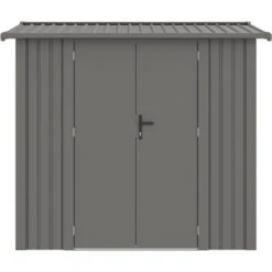 Abri De Jardin En Acier Galvanisé Roka 4,08m² + Kit D'ancrage - X-Métal -Jardin Extérieur Boutique abri de jardin en acier galvanise roka 408m kit d ancrage x metal 3