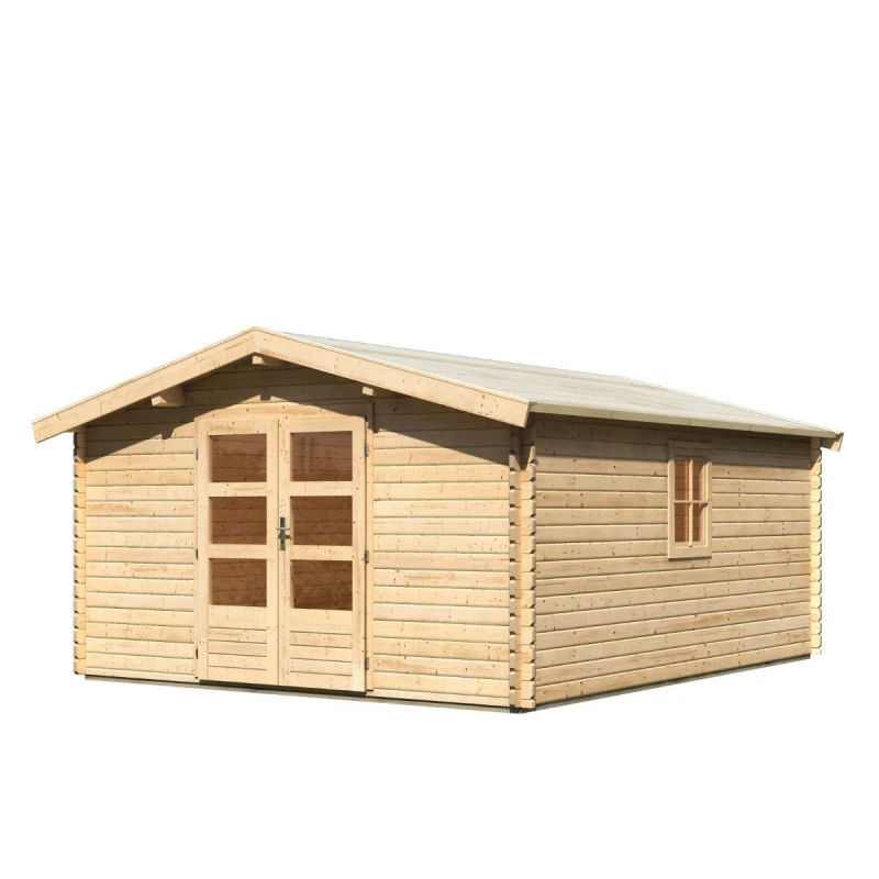 Abri De Jardin En Bois 18,46m² Avec Toit En Pente - Mühlheim 7 - Karibu 3 Abri De Jardin En Bois 18,46m² Avec Toit En Pente - Mühlheim 7 - Karibu – Image 3