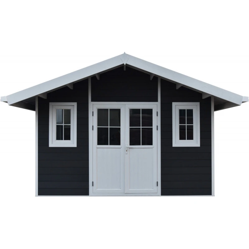 Abri De Jardin En Bois Composite 28mm Anthracite 14,75m² PREMIUM - Woodlife Garden 5 Abri De Jardin En Bois Composite 28mm Anthracite 14,75m² PREMIUM - Woodlife Garden – Image 5