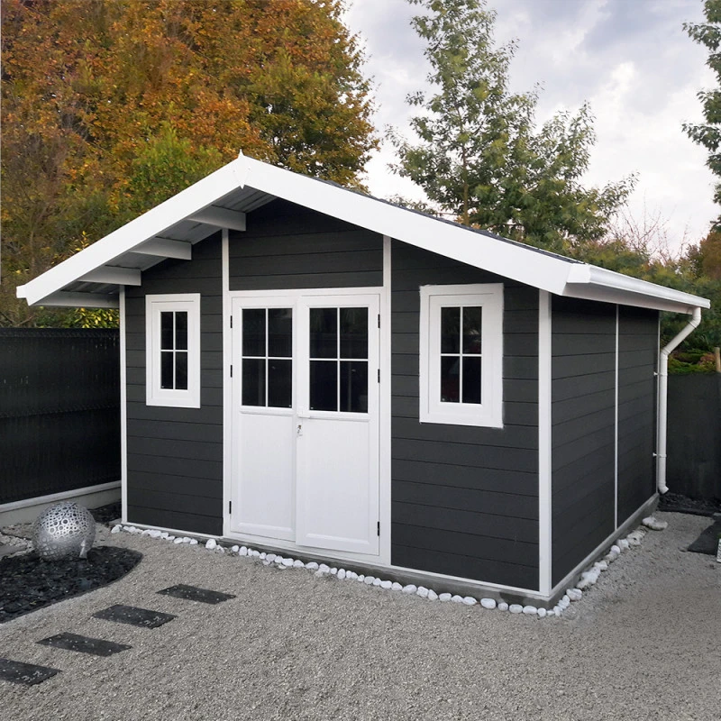 Abri De Jardin En Bois Composite 28mm Anthracite 14,75m² PREMIUM - Woodlife Garden 1 Abri De Jardin En Bois Composite 28mm Anthracite 14,75m² PREMIUM - Woodlife Garden