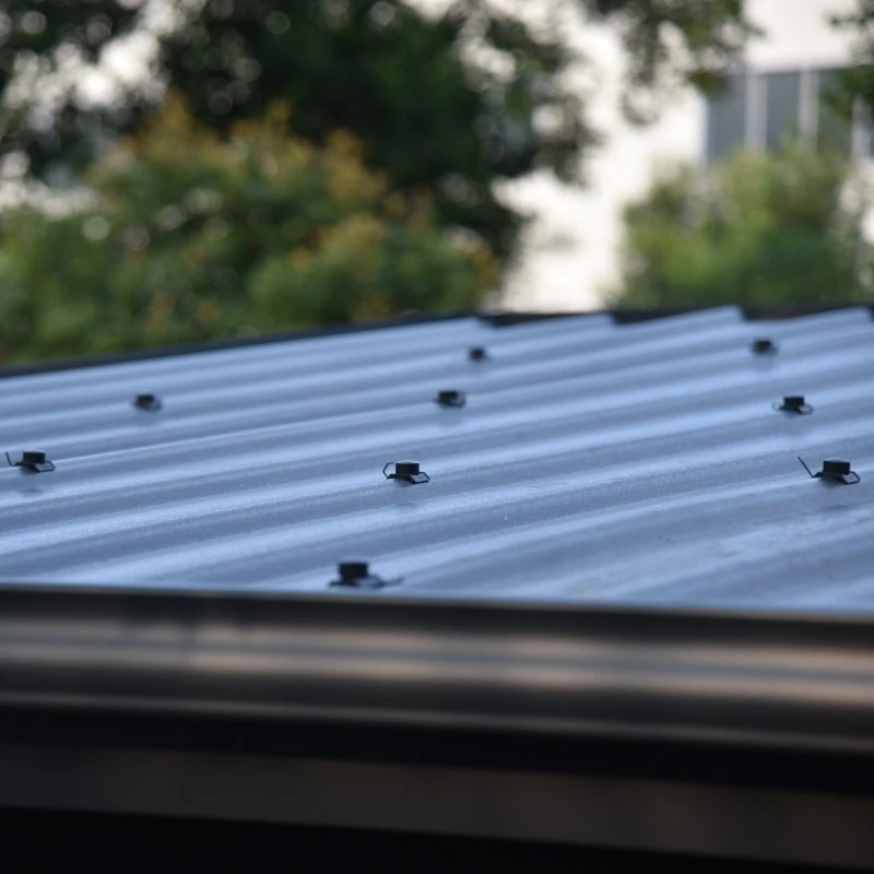 Abri De Jardin En Bois Composite 28mm Anthracite 14,90m² PREMIUM Toit Plat - Woodlife Garden 6 Abri De Jardin En Bois Composite 28mm Anthracite 14,90m² PREMIUM Toit Plat - Woodlife Garden – Image 6