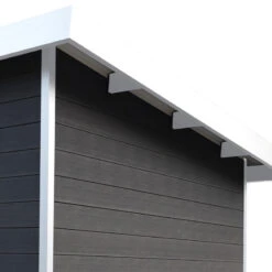 Abri De Jardin En Bois Composite 28mm Anthracite 4,41m² PREMIUM Toit Plat - Woodlife Garden 10 Abri De Jardin En Bois Composite 28mm Anthracite 4,41m² PREMIUM Toit Plat - Woodlife Garden -Jardin Extérieur Boutique abri de jardin en bois composite 28mm anthracite 441m premium toit plat woodlife garden 4