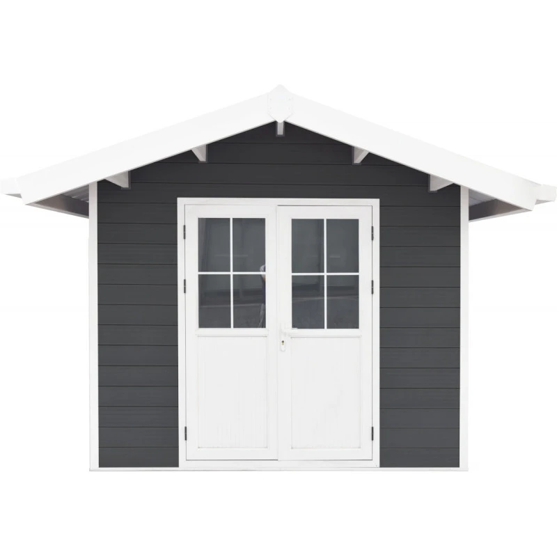 Abri De Jardin En Bois Composite 28mm Anthracite 7,78m² PREMIUM - Woodlife Garden 3 Abri De Jardin En Bois Composite 28mm Anthracite 7,78m² PREMIUM - Woodlife Garden – Image 3