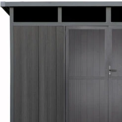 Abri De Jardin En Bois Composite 28mm Anthracite 8,09m² GORDON Skylight - Woodlife Garden -Jardin Extérieur Boutique abri de jardin en bois composite 28mm anthracite 809m gordon skylight woodlife garden 2