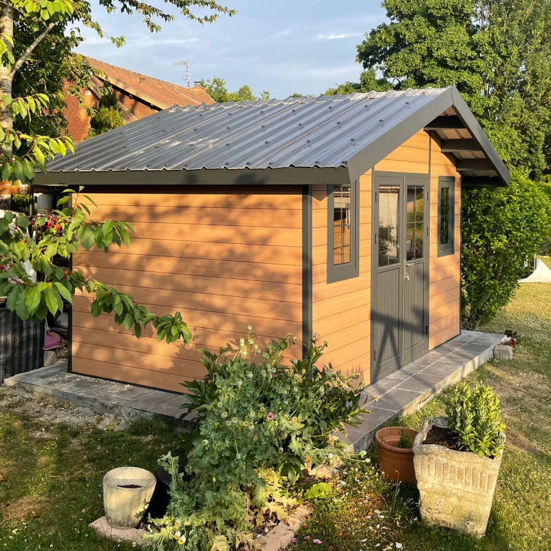 Abri De Jardin En Bois Composite 28mm Aspect Bois 10,71m² PREMIUM - Woodlife Garden 2 Abri De Jardin En Bois Composite 28mm Aspect Bois 10,71m² PREMIUM - Woodlife Garden – Image 2