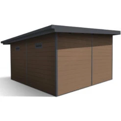 Abri De Jardin En Bois Composite 28mm Aspect Bois 14,90m² PREMIUM Toit Plat - Woodlife Garden 9 Abri De Jardin En Bois Composite 28mm Aspect Bois 14,90m² PREMIUM Toit Plat - Woodlife Garden -Jardin Extérieur Boutique abri de jardin en bois composite 28mm aspect bois 1490m premium toit plat woodlife garden 3