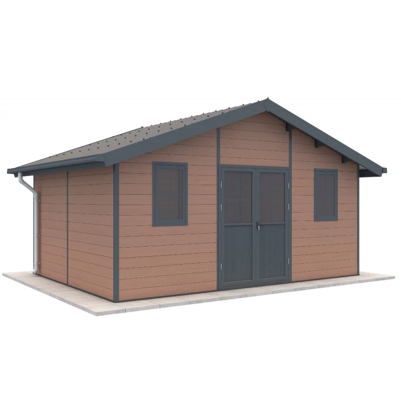Abri De Jardin En Bois Composite 28mm Aspect Bois 19,22m² PREMIUM - Woodlife Garden 1 Abri De Jardin En Bois Composite 28mm Aspect Bois 19,22m² PREMIUM - Woodlife Garden