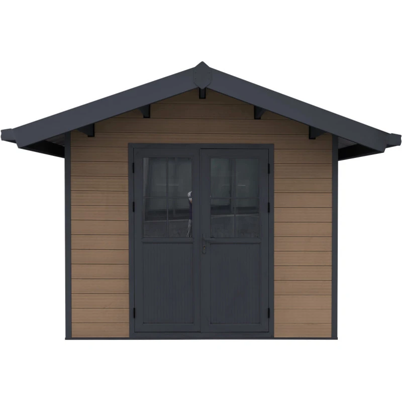 Abri De Jardin En Bois Composite 28mm Aspect Bois 7,78m² PREMIUM - Woodlife Garden 3 Abri De Jardin En Bois Composite 28mm Aspect Bois 7,78m² PREMIUM - Woodlife Garden – Image 3