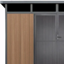 Abri De Jardin En Bois Composite 28mm Aspect Bois 8,09m² GORDON Skylight - Woodlife Garden -Jardin Extérieur Boutique abri de jardin en bois composite 28mm aspect bois 809m gordon skylight woodlife garden 2