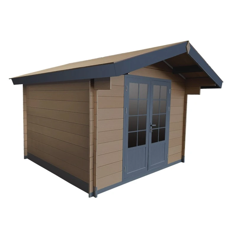 Abri De Jardin En Bois Composite 28mm Aspect Bois Vieilli 9m² Double Porte Alu Et Double Vitrage - Woodlife Garden 2 Abri De Jardin En Bois Composite 28mm Aspect Bois Vieilli 9m² Double Porte Alu Et Double Vitrage - Woodlife Garden – Image 2