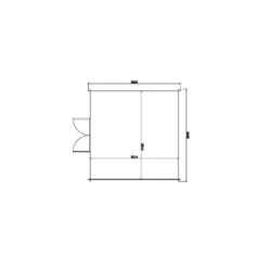 Abri De Jardin En Bois Composite 28mm Bois Vieilli 14,44m² Double Porte Alu Et Double Vitrage - WoodLife Garden -Jardin Extérieur Boutique abri de jardin en bois composite 28mm bois vieilli 1444m double porte alu et double vitrage woodlife 5