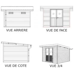 Abri De Jardin En Bois Composite 28mm Gris Clair 9m² PREMIUM Toit Plat - Woodlife Garden 10 Abri De Jardin En Bois Composite 28mm Gris Clair 9m² PREMIUM Toit Plat - Woodlife Garden -Jardin Extérieur Boutique abri de jardin en bois composite 28mm gris clair 9m premium toit plat woodlife garden 4