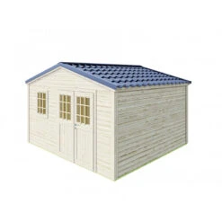 Abri De Jardin En Bois Massif 14m² SHELTY + – Madriers 28mm – Toiture En Acier – Forest Style -Jardin Extérieur Boutique abri de jardin en bois massif 14m shelty madriers 28mm toiture en acier forest style 3