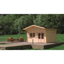 Abri De Jardin En Bois Massif 44mm - 19,2m² Jasmin + Mezzanine 8,68m² – Forest Style -Jardin Extérieur Boutique abri de jardin en bois massif 192m jasmin mezzanine 868m forest style 4