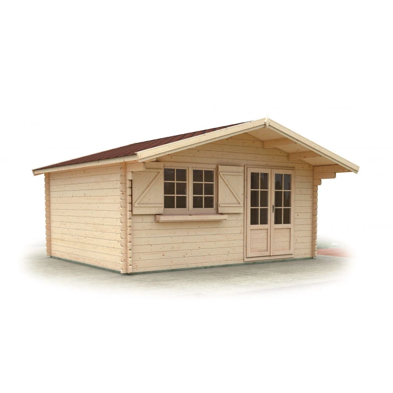 Abri De Jardin En Bois Massif 44mm - 19,82m² Lilac – Forest Style 3 Abri De Jardin En Bois Massif 44mm - 19,82m² Lilac – Forest Style – Image 3