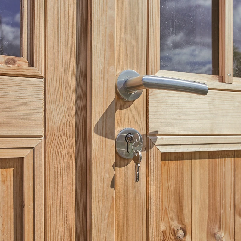 Abri De Jardin En Bois Massif 20m² SHELTY + – Madriers 28mm – Toiture En Acier – Forest Style 2 Abri De Jardin En Bois Massif 20m² SHELTY + – Madriers 28mm – Toiture En Acier – Forest Style – Image 2