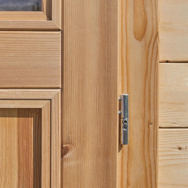 Abri De Jardin En Bois Massif 20m² SHELTY + – Madriers 28mm – Toiture En Acier – Forest Style 4 Abri De Jardin En Bois Massif 20m² SHELTY + – Madriers 28mm – Toiture En Acier – Forest Style – Image 4