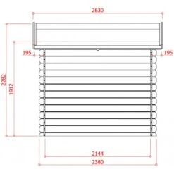 Abri De Jardin En Bois Massif 28mm 7,09m² Toit Berceau SOLID -Jardin Extérieur Boutique abri de jardin en bois massif 28mm 709m toit berceau solid 3