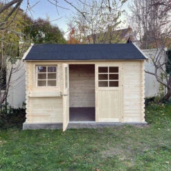 Abri De Jardin En Bois Massif 28mm Arles Porte Double 8,52m² SOLID -Jardin Extérieur Boutique abri de jardin en bois massif 28mm arles porte double 852m solid 4