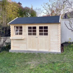 Abri De Jardin En Bois Massif 28mm Arles Porte Double 8,52m² SOLID -Jardin Extérieur Boutique abri de jardin en bois massif 28mm arles porte double 852m solid 5