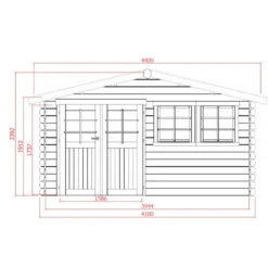 Abri De Jardin En Bois Massif 28mm Niort Avec Double Porte 12,46m² - SOLID 5 Abri De Jardin En Bois Massif 28mm Niort Avec Double Porte 12,46m² - SOLID -Jardin Extérieur Boutique abri de jardin en bois massif 28mm niort avec double porte 1246m solid 2