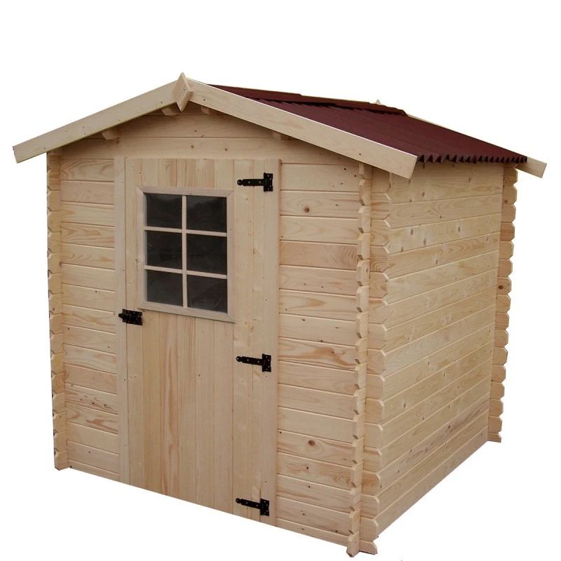 Abri De Jardin En Bois Massif 4,08m² – Madriers 20mm - Habrita 3 Abri De Jardin En Bois Massif 4,08m² – Madriers 20mm - Habrita – Image 3