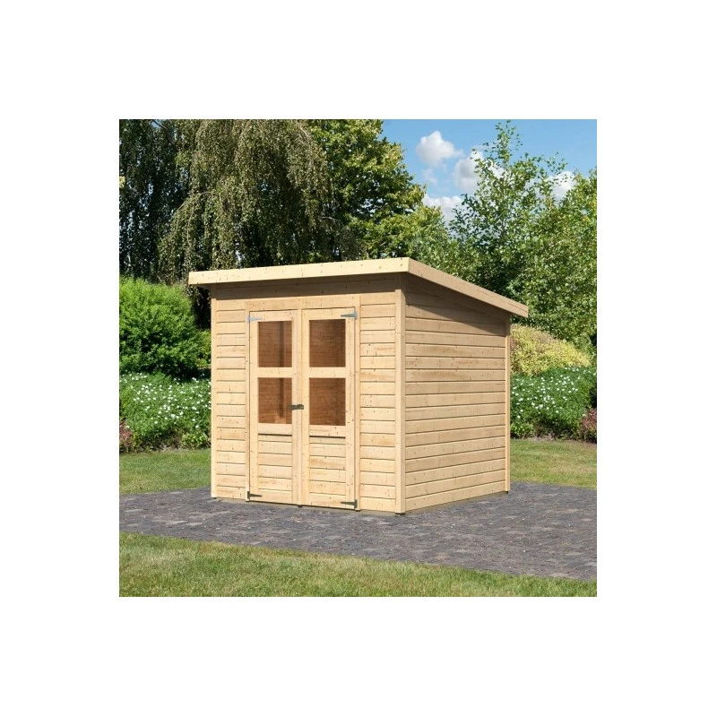 Abri De Jardin En Bois Massif 4,54m² Merseburg 4 - Karibu 1 Abri De Jardin En Bois Massif 4,54m² Merseburg 4 - Karibu