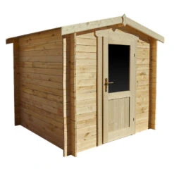 Abri De Jardin En Bois Massif 4m² PRIMO - Madriers 28mm Gardy Shelter -Jardin Extérieur Boutique abri de jardin en bois massif 4m primo madriers 28mm gardy shelter 2
