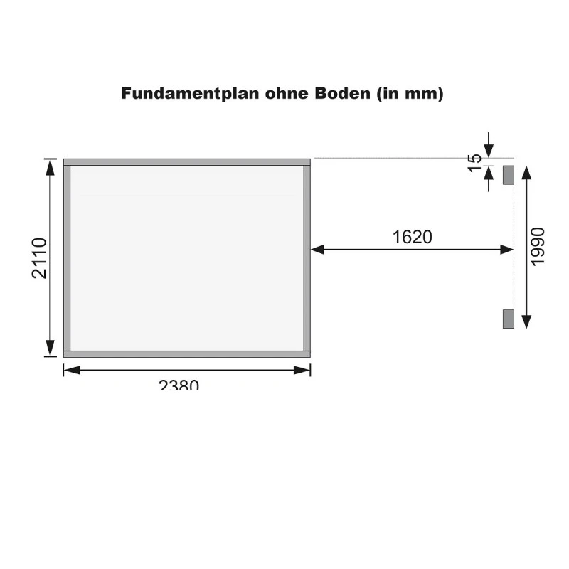 Abri De Jardin En Bois Massif 5,18m² + Appentis Merseburg 5 - Karibu 4 Abri De Jardin En Bois Massif 5,18m² + Appentis Merseburg 5 - Karibu – Image 4